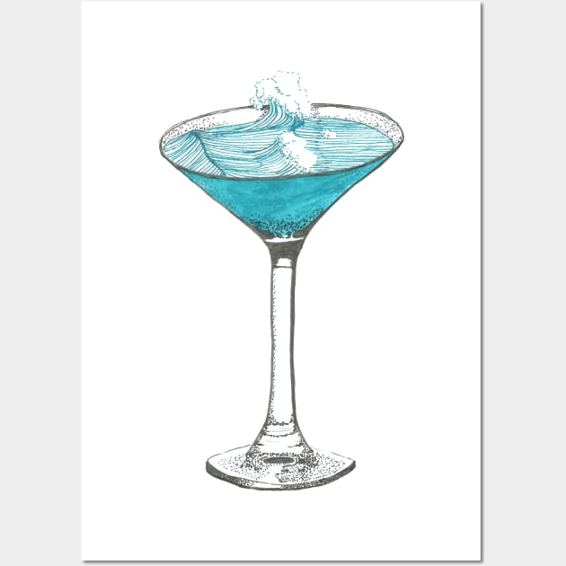 Wave-tini, please Wall Art by Créa'RiBo